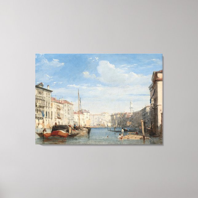 Lienzo Stretched Canvas Print the frand canal (Anverso)