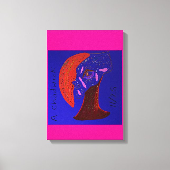 Lienzo Strikingly Beautiful Creature  (Anverso)