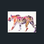 Lienzo Stripey<br><div class="desc">Stripey (tinta y c/c en papel) Adlington Mark / Colección privada / Imágenes de Bridgeman Animales salvajes Mamíferos Animales salvajes</div>