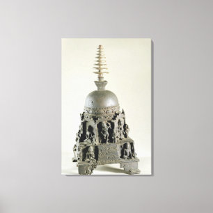 Lienzo Stupa, Pala, Nalanda, Bihar (bronce)
