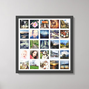 Lienzo Su collage de fotos del personalizado 25 de los