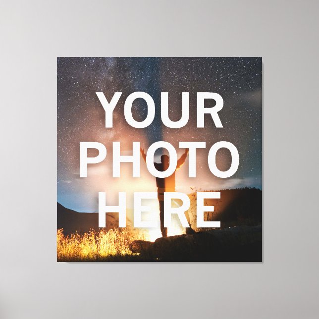 Lienzo Su foto aquí (Anverso)