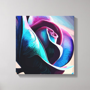 Lienzo Su Majestad de Medianoche: La belleza oscura de lo