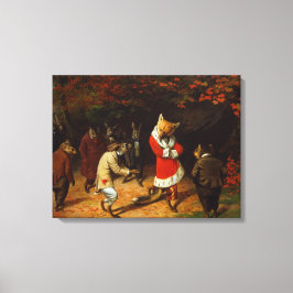 Lienzo Su Majestad recibe (por William Holbrook Beard)