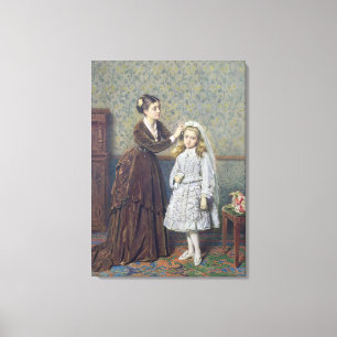 Lienzo Su primera comunión