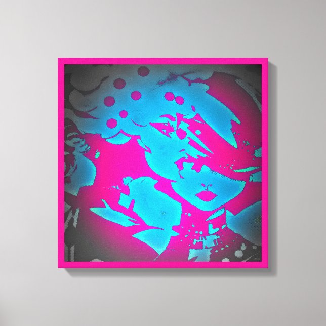 Lienzo Su ranura de belleza (Anverso)