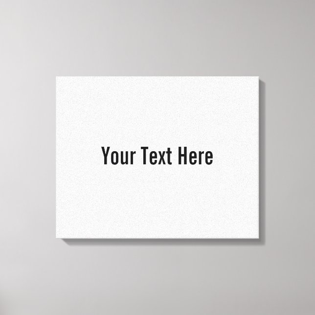 Lienzo Su texto aquí Personalizado Canvas Wall Art (Anverso)