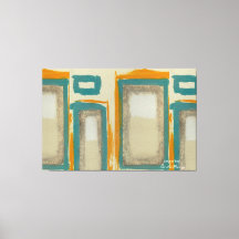 Suave y audaz abstracto vertical inspirado en Roth
