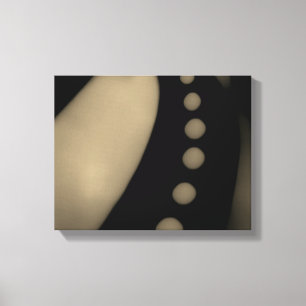 Lienzo Suavizado negro y blanco -