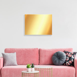 Lienzo Sube tu foto sobre fondo dorado horizontal