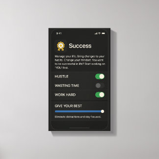 Lienzo Success Settings: Optimize Your Life
