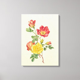 Lienzo Sucursal de rosas silvestres, Antoinette Luden,