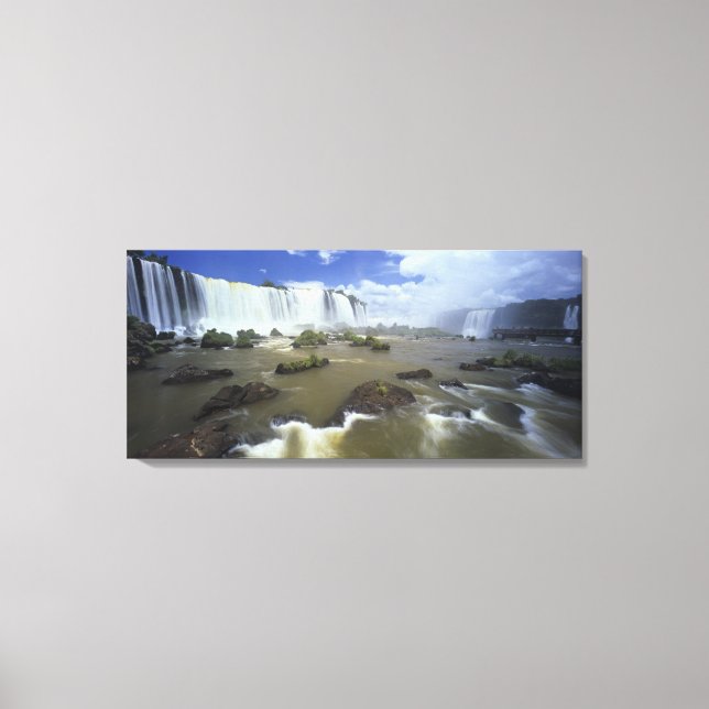 Lienzo Sudamérica, Brasil, Cataratas Igwacu. Hacia arriba (Anverso)