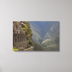 Lienzo Sudamérica, Perú, Machu Picchu. Ruinas de piedra