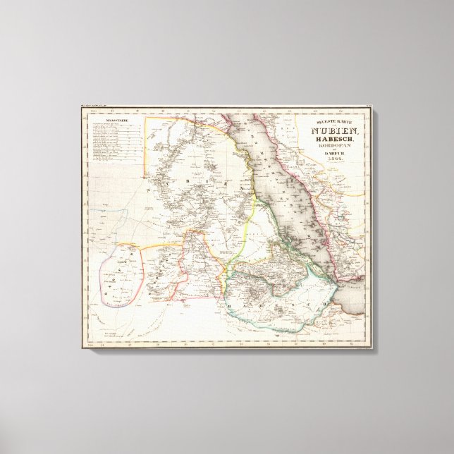 Lienzo Sudán, Etiopía (Anverso)