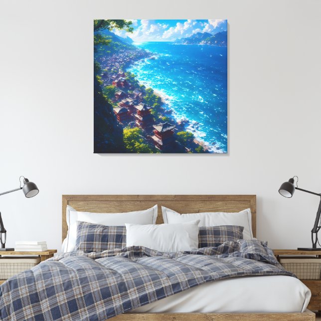 Lienzo Sueño del Mar "Umi no Yume" (Insitu(Dormitorio))
