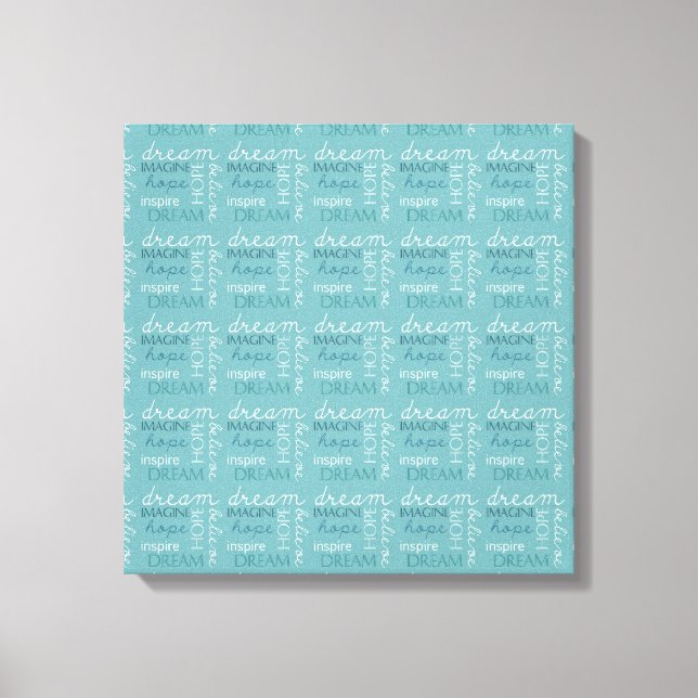 Lienzo Sueño, Imagina, Esperanza (Anverso)