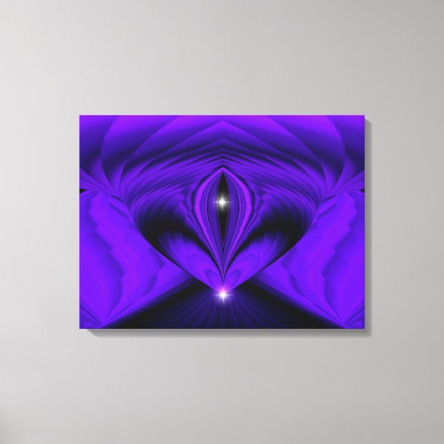 Lienzo Sueños de Arcoíris Púrpura , Dos Estrellas (Anverso)
