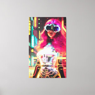 Lienzo Sueños de Ciudad Futura - Ken Gage Art