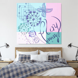 Lienzo Sueños de mariposa