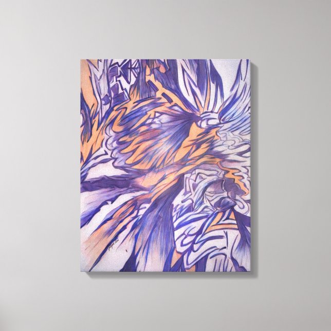 Lienzo Sueños dispersos (Anverso)