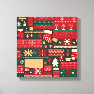 Lienzo Suéter Feo de Navidad 7