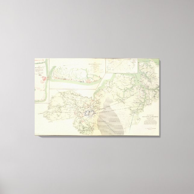 Lienzo Suffolk y alrededores (Anverso)