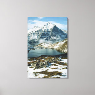 Lienzo Suiza, Grindelwald, Alpes berneses, Vista