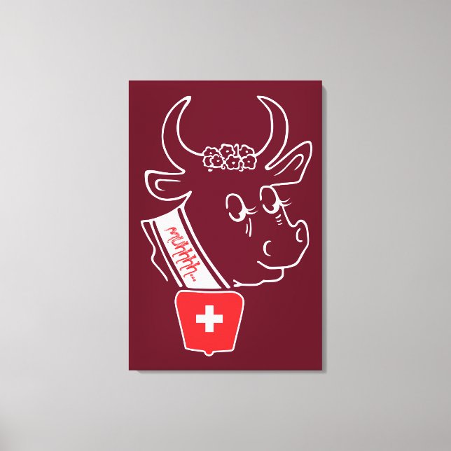 Lienzo Suiza Suisse Svizzera Svizra Switzerland (Anverso)