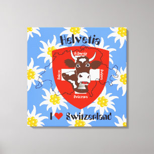 Lienzo Suiza Suisse Svizzera Svizra Switzerland