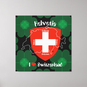Lienzo Suiza Suisse Svizzera Svizra Switzerland