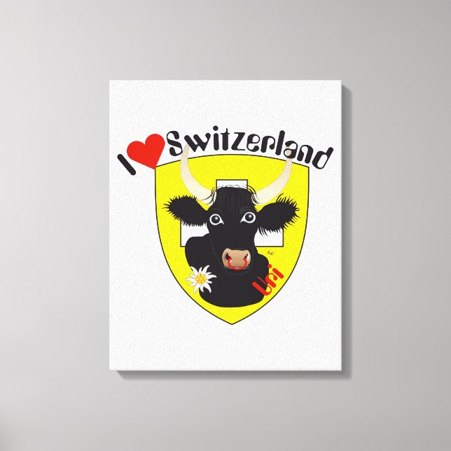 Lienzo Suiza Suisse Switzerland cantón Uri (Anverso)