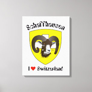 Lienzo Suiza Suisse Switzerland Schaffhausen