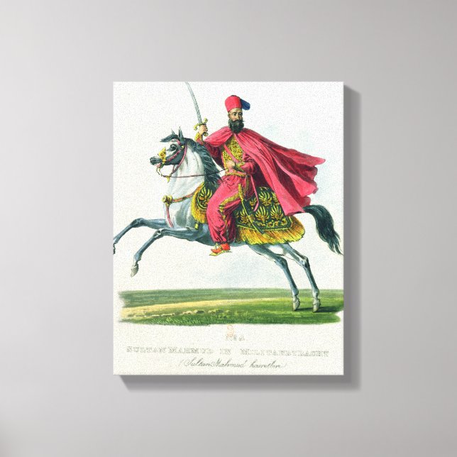 Lienzo Sultán Mahmud II 1829 (Anverso)