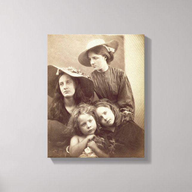 Lienzo Summer Days, c.1866 (huella de álbumes de un colod (Anverso)