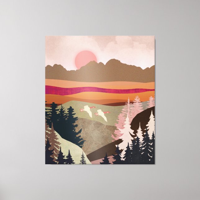 Lienzo Summer Geese (Anverso)