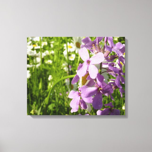 Lienzo Summer Lilac y Daisies (Anverso)