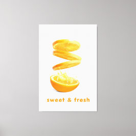 Lienzo Summer Splash Fruit Wall Art