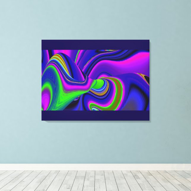 Lienzo Summerrainbow , Resumen del Rainbowart 3D (Insitu (piso de madera))