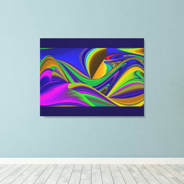 Lienzo Summerrainbow , Resumen del Rainbowart 3D (Insitu (piso de madera))
