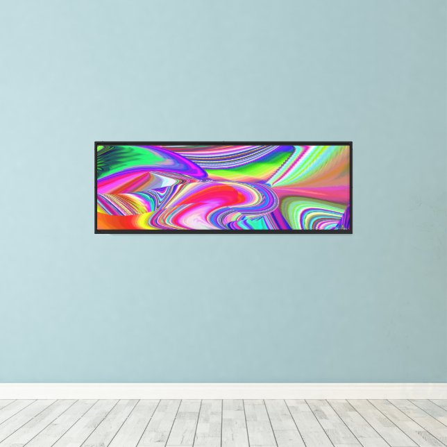 Lienzo Summerrainbow , Resumen del Rainbowart 3D (Insitu (piso de madera))