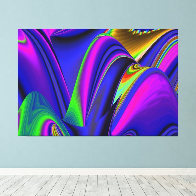 Lienzo Summerrainbow , Resumen del Rainbowart 3D (Insitu (piso de madera))