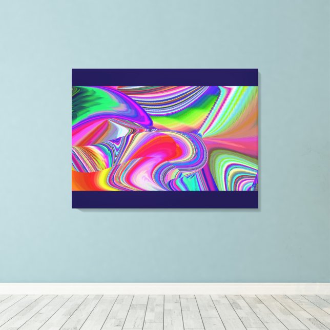 Lienzo Summerrainbow , Resumen del Rainbowart 3D (Insitu (piso de madera))