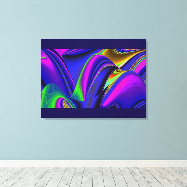 Lienzo Summerrainbow , Resumen del Rainbowart 3D (Insitu (piso de madera))