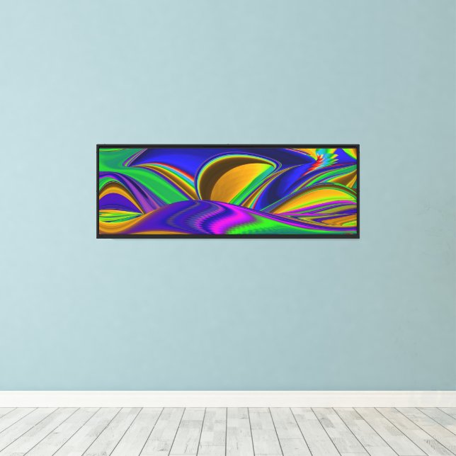 Lienzo Summerrainbow , Resumen del Rainbowart 3D (Insitu (piso de madera))