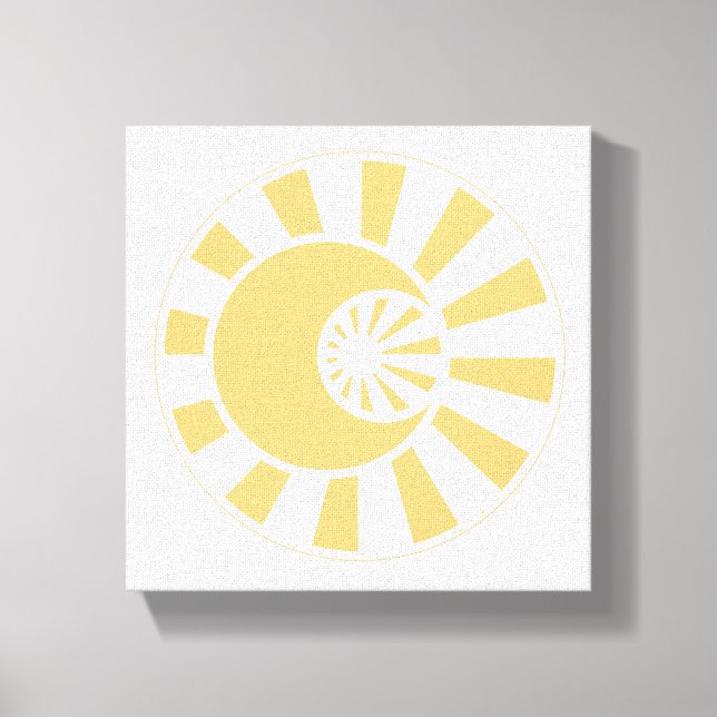 Lienzo Sun and Moon (Anverso)