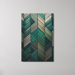 Lienzo Sun-Drenched Majestic Mountain & Mist Landscape