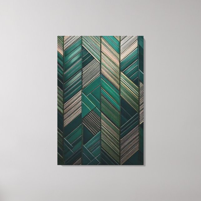 Lienzo Sun-Drenched Majestic Mountain & Mist Landscape (Anverso)