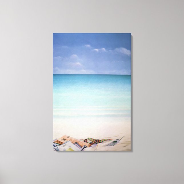 Lienzo Sun Sand y Dinero I (Anverso)