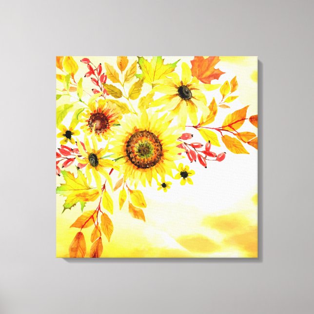 Lienzo Sunflower (Anverso)